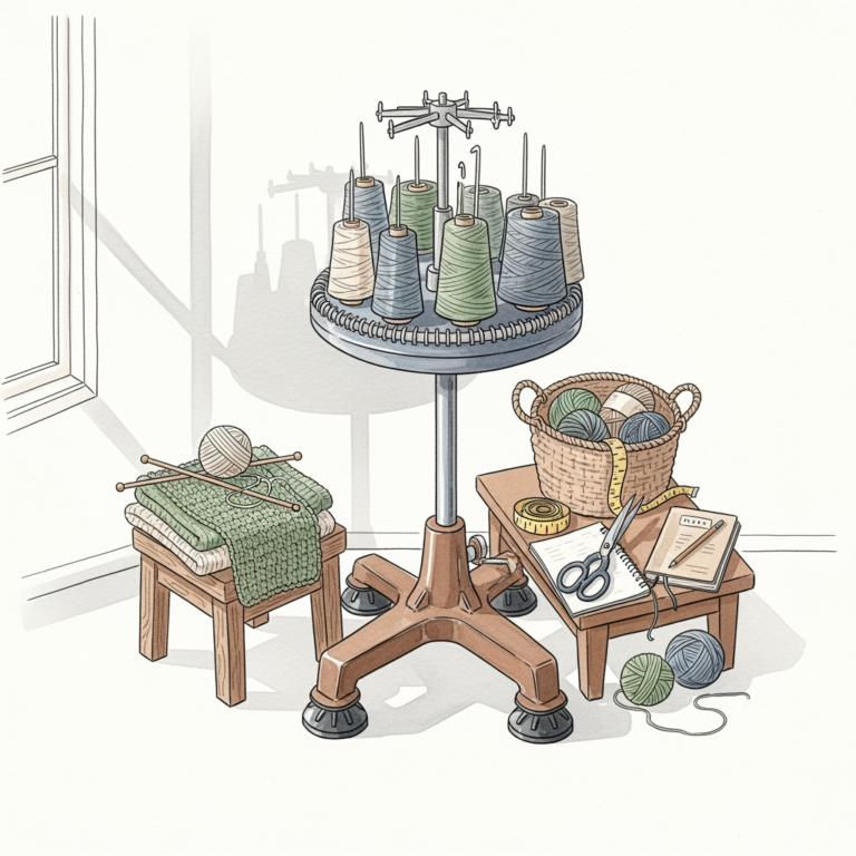 7 Best Foldable Knitting Tables for Ergonomic Comfort